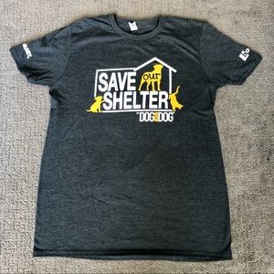 ANVIL Graphic Tee for Save Our Shelter Dog for Dog Size Medium